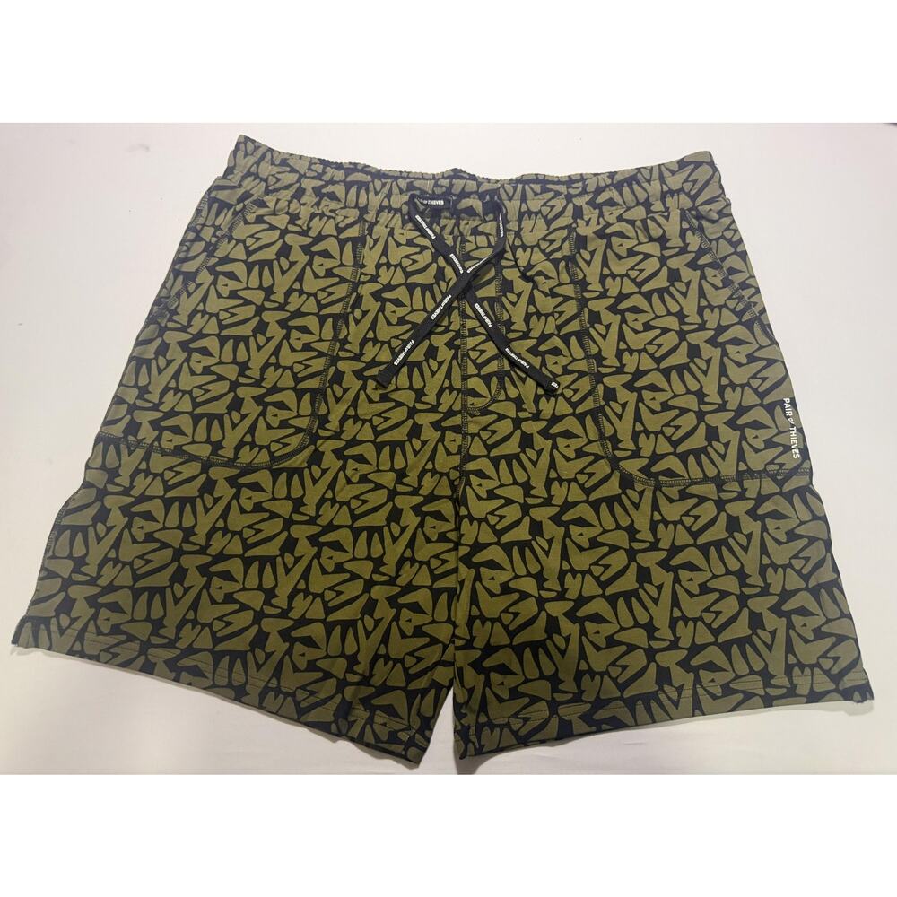 Pair Of Thieves Shorts Mens XL Green Off Duty Lounge Soft Ready For Everything